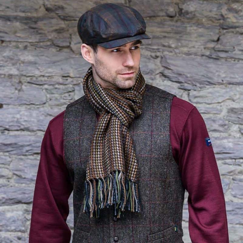 Mucros Weavers Men's Soft Donegal Tweed Scarf
