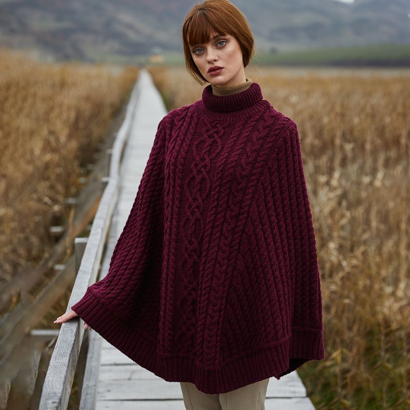 Turtleneck deals poncho