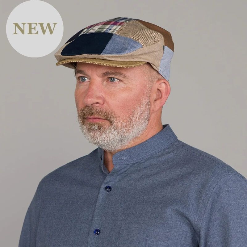 Summer Irish Patchwork Flat Cap